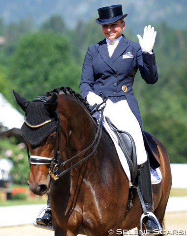 Riding in the GP Special tour: Dorothee Schneider on Pathetique