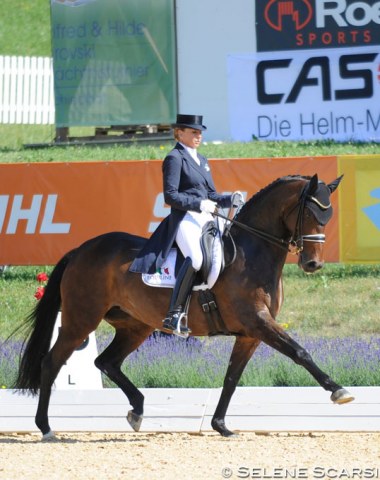 Riding in the GP Special tour: Dorothee Schneider on Pathetique