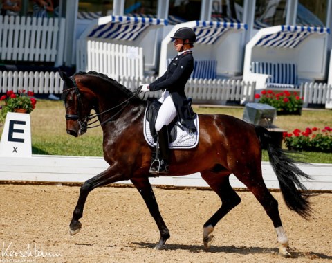 Cosima von Fircks on Nymphenburg's Easy Fellow (by Ehrenpreis x Ferragamo)