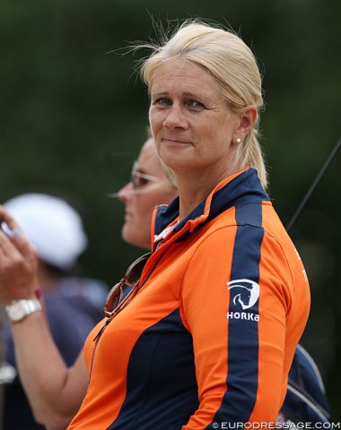 Dutch pony team trainer Monique Peutz