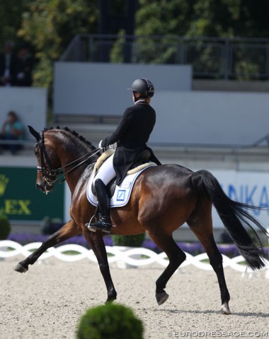  Anna Christina Abbelen was this year's Deutsche Bank Dressur Academy rider that earned a start in Aachen