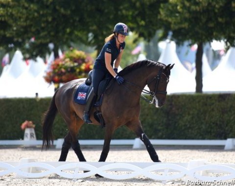 Look Who's Back! After strategically avoiding the CDIO Aachen the past five years, Dujardin is back but not on her number one. She brought Erlentanz. Dujardin last rode in Aachen in 2014 and finished 6th in the GP, 2nd in the GPS and won the Kur