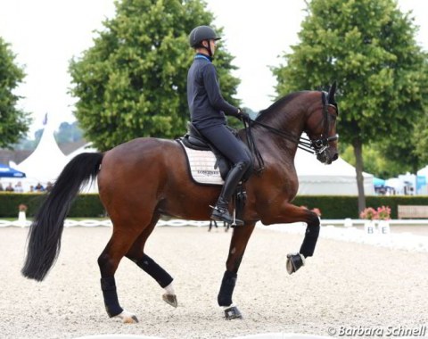 Sönke Rothenberger with his second GP horse Santiano R