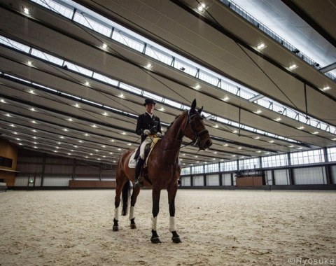 The indoor arena