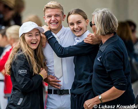 Danish pony kids celebrate