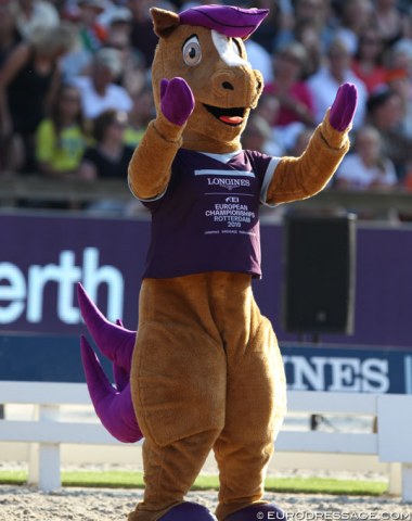 The 2019 European Championship mascot 