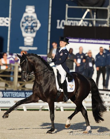 Therese Nilshagen and Dante Weltino were on 80% at the start of the test but mistakes in the tempi changes made the score drop to 75.365%