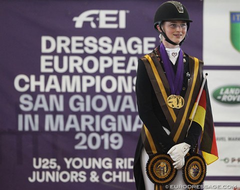 Semmieke Rothenberger is the 2019 European young riders' champion