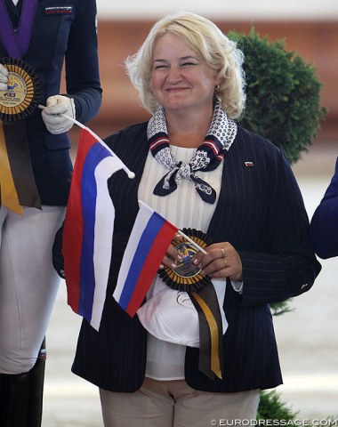 Russian chef d'equipe Olga Soboleva