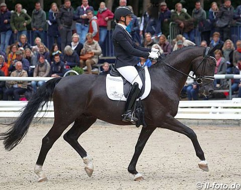 Tessa Frank on Brigitte Müller's Westfalian gelding Da Vinci G (by Don Juan de Hus x Stedinger)