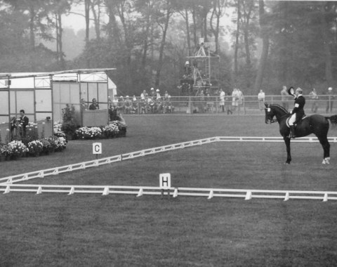 Ivan Kizimov and Ikhor at the 1964 Olympic Games in Tokyo