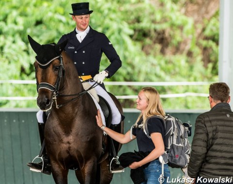 Matthias Rath getting ready to compete Foundation