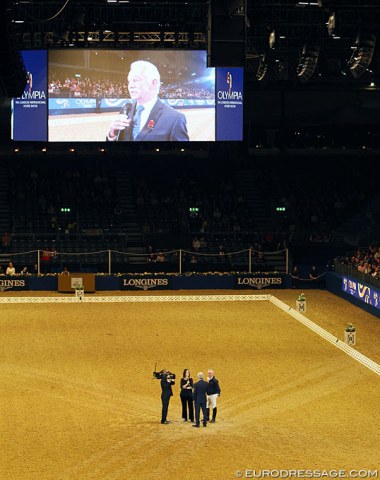 Stephen Clarke and Richard Davison addressing the crowds