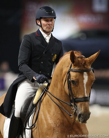 Jeroen Devroe on the 12-year old BWP gelding Hyrano (by First Junior x Weltgeist)