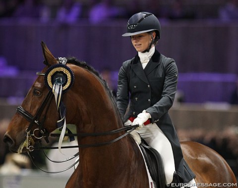 Charlotte Fry on Graaf Leatherdale T (by Lord Leatherdale x Kennedy). Definitely one to watch for the future, but the walk has to improve