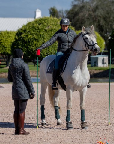 Doina Fischer teaching Emilie Laval