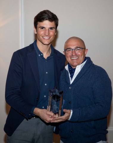 USPRE award recipient Juan Matute Guimon and Coves Darden