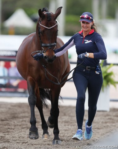 Yvonne Losos de Muniz with Felicia