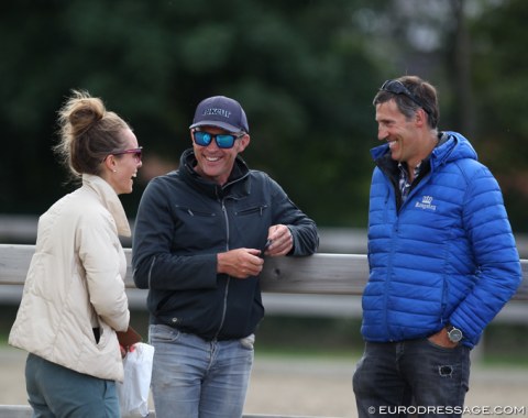  Olga Slascheva, Belgian youth team chef d'equipe Alain Rauw and Wim Verwimp