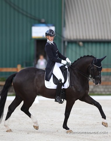 Kim van der Muren on the Thai owned Swedish warmblood A'Ha (by His Highness x Prestige VDL)