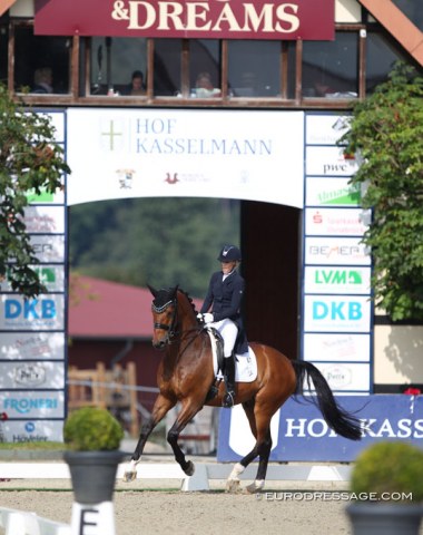 Andrea Müller-Kersten on the Belgian owned Belaggio (by Belissimo M x Ehrentanz)