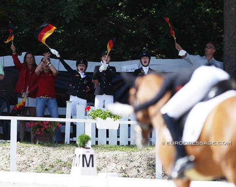 The German camp celebrates as Baumgurtel wraps up her 80% earning ride on Nasdaq