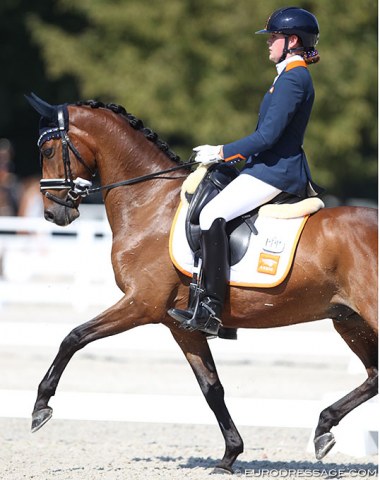 Dutch Sita Hopman on Brouwershaven Uthopia II (by Metall). This pair is trained by Adelinde Cornelissen