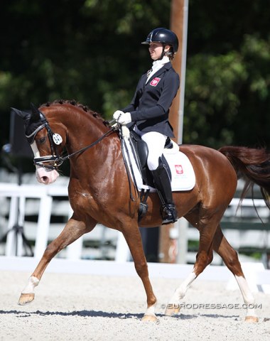 The 2020 Pony Euros are only the second international competition ever for Polish Weronika Lewandowska on Hojvejs Casmir