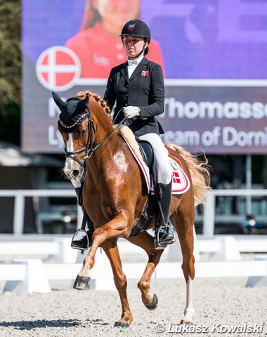 Nathalie Thomassen and Lykkehøjs Dream of Dornik place fifth in the freestyle