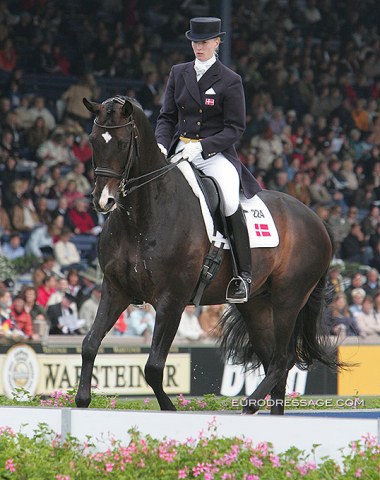 At their first major championship: the 2006 World Equestrian Games in Aachen, where they were 39th in the Grand Prix