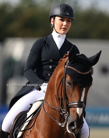 Now riding for Liechtenstein, Swiss Leonie Guerra on Luciano (by Laudabilis x Beltain)