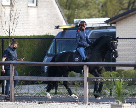 Edward Gal showing Toto Jr around the property