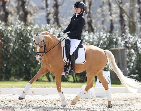 Jona-Emily Bomberg on her second pony, FS Mr Magic