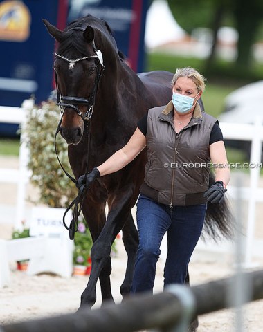 Fiona Bigwood and Hawtins Delicato are ready for their first show in the European mainland