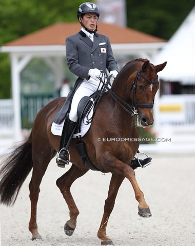 Ryunosuke Kuroda on the gorgeous Bellatre DES, who is hot to trot