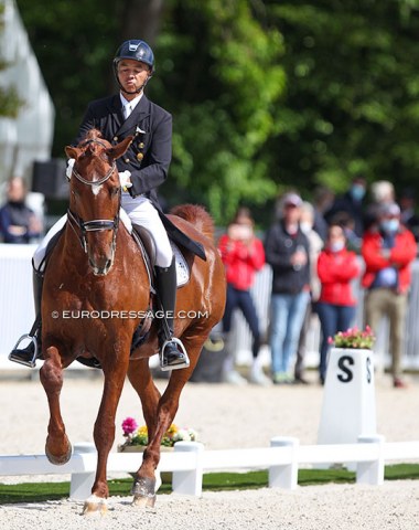 The Swiss Grand Prix riders exceeded the expectations: Gilles Ngovan and Zigzag achieved a personal best score of 69.152%