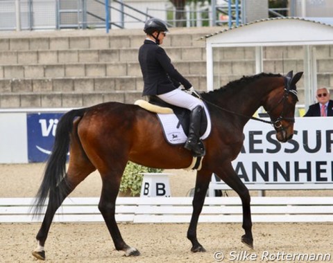 Poland was the only foreign country sending a complete team to Mannheim, here Magdalena Cycak and Sybilla in Grade I.