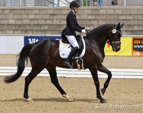 Saskia Deutz and her Hanoverian mare Soyala had a successful weekend in Mannheim in Grade IV.