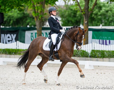 Polish pony rider Veronica Pawluk and D'Artagnan won the team and individual test