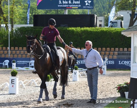 Matthias Bouten with coach Wolfram Wittig