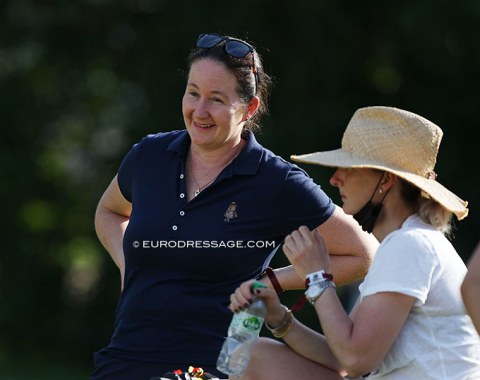 Shona Benner's mom chatting with Kristy Oatley