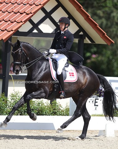 Danish Alexander Yde Helgstrand won the CDIO junior classes on Grevens Sa Va