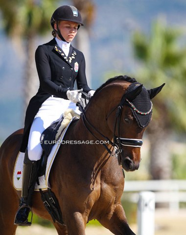 Hungary's Fanni Ambach on Schufro Armani