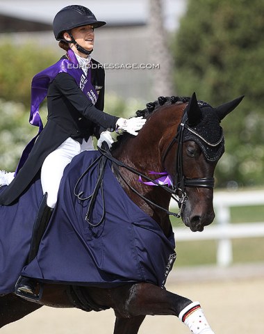 Lucie-Anouk Baumgurtel is the 2021 European Junior Riders Champion