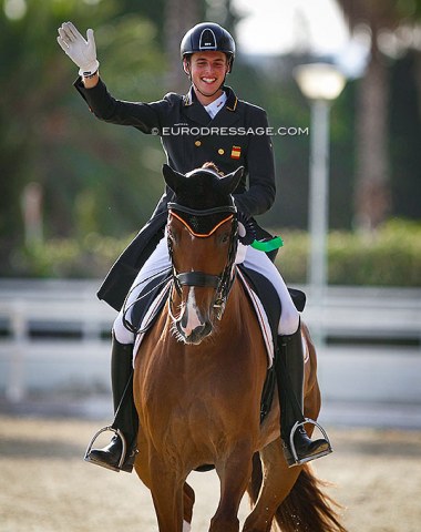 Sergio Moron Basoco: so close to an individual medal on home turf