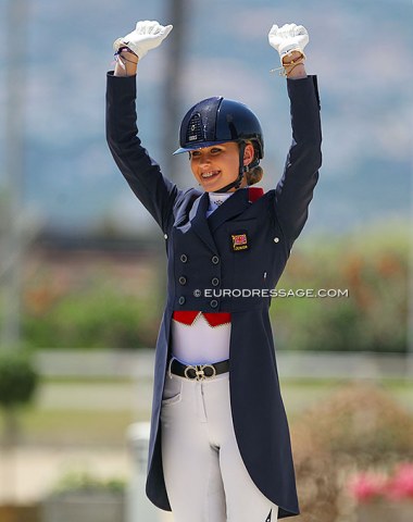 British glory as Annabella Pidgley takes the silver