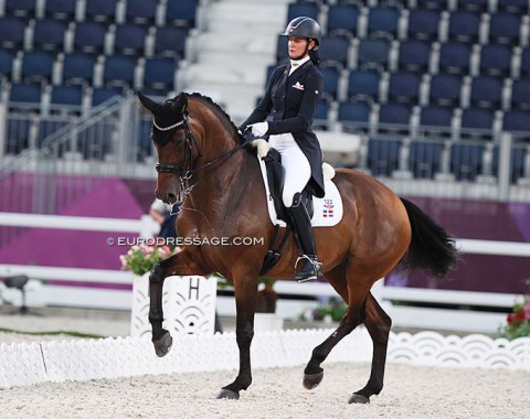 Dominican republic's Yvonne Losos de Muniz in her second Olympics. Here on Aquamarijn