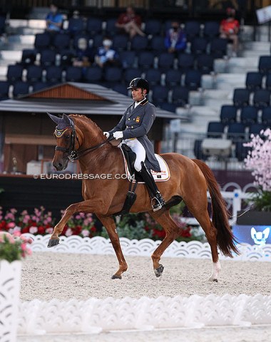 Jose Antonio Garcia Mena on his reserve horse Divina Royal