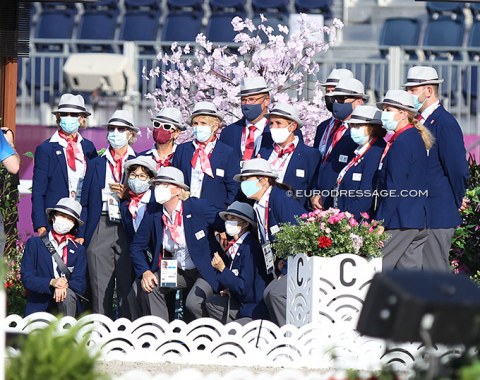 The judges and scribes in a group photo