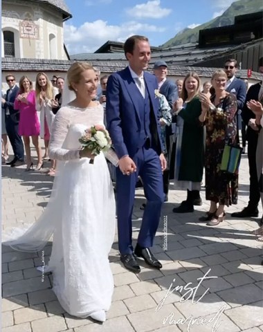 Victoria Michalke and Denis Nielsen got married